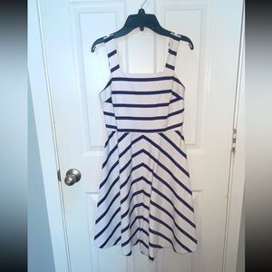 NWT DRAPER JAMES Tank Top Striped Mini Dress